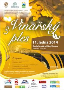 Ples vinařský 2014 - plakát