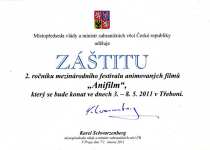 Záštita - Anifilm 2011