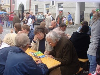 Masarykovo náměstí v Třeboni žilo poslední srpnový víkend 2009 Rybářskými slavnostmi