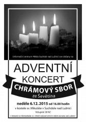 Adventní koncert chrámového sboru