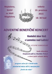 Adventní benefiční koncert pro Kleofáše