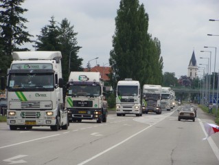 Truck show Lužnice - spanilá jízda 