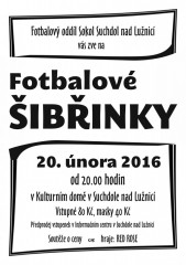 Fotbalové Šibřinky v Suchdole nad Lužnicí