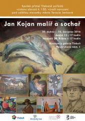 Jan Kojan malíř a sochař - výstava 2016