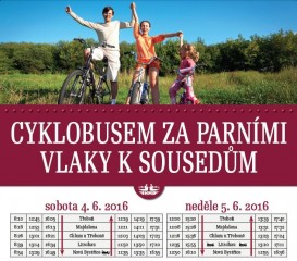 Cyklobusem za parními vlaky k sousedům