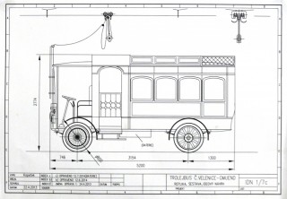 Trolejbus TMG - plán