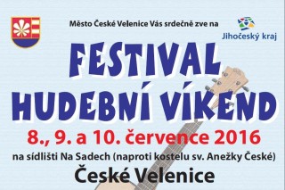 Festival Hudební víkend v Českých Velenicích 2016