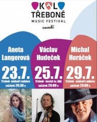 Koncerty festivalu Okolo Třeboně - červenec 2016