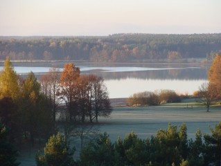 Lázeňský park na podzim