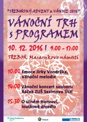 Vánoční trh s programem - Třeboň