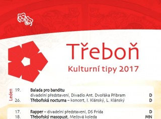 Třeboň - Kulturní tipy 2017 