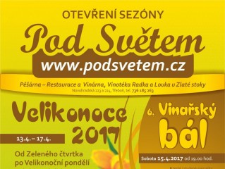 Velikonoce 2017 Pod Světem