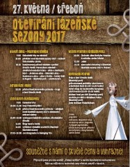 Otevírání lázeňské sezóny 2017 - plakát s programem