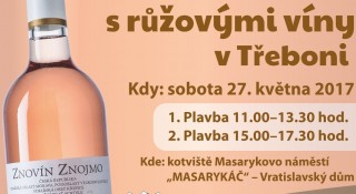 Plavba (ochutnávka) s růžovými víny v Třeboni 