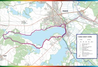 Cesta kole Světa - mapka