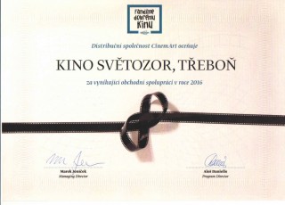 Certifikát Dobrého Kina