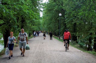 Na třeboňské hrázi v sobotu 19. srpna 2017