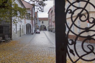 Třeboň - pohled do Březanovy ulice 