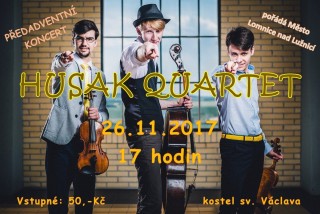 Předadventní koncert Husak Quartet 