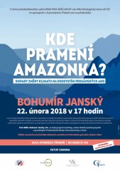 Kde pramení Amazonka? - přednáška prof. B. Jánského