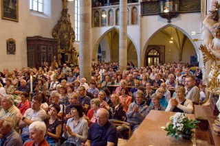 Kostel P.Marie Královny a sv.Jiljí, Třeboň pondělí 3.7.2017