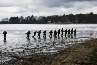 Opatovický rybník, jarní výlov 2018