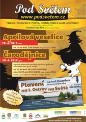 Pozvánky do areálu Pod Světem - duben 2018