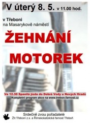 Žehnání motorek v Třeboni 2018