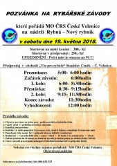 Rybářské závody České Velenice 2018