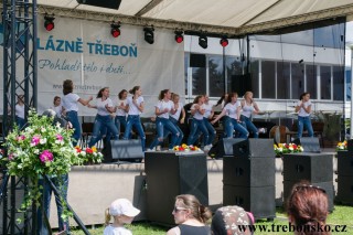 Vystoupení třeboňské taneční skupiny