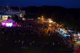 Lázeňský park Aurory 26.5.2018 večer.