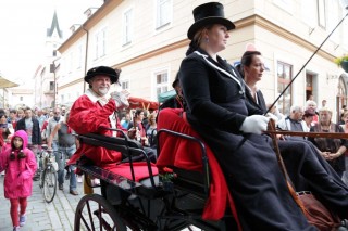 Krčín v kočáře