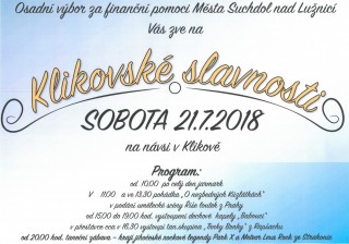 Klikovské slavnosti 2018