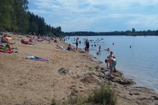 Na Vlkovskou pískovnu za koupáním na kole z Třeboně