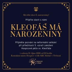 Kleofáš má narozeniny - 13.10.