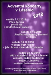 Adventní koncerty 2018