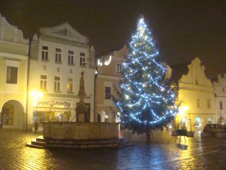Vánoční strom v Třeboni