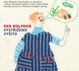 Vystřiženo / Vyšito - pozvánka na výstavu 