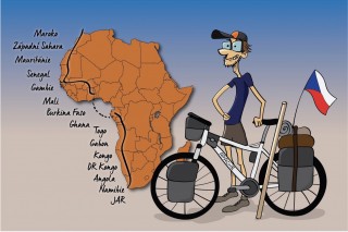 Na kole přes Afriku