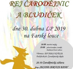 Rej čarodějnic a bludiček 2019 v Lomnici