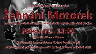 Žehnání motorek  2019 v Třeboni