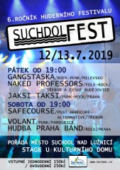 SuchdolFest 2019 - hudební festival v Suchdole n. L.