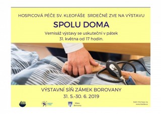 Pozvánka na výstavu Spolu doma