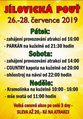 Jílovická pouť 2019
