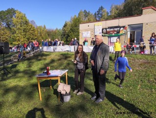 moderátorka a starostska Chlumu Jitka Bednářová a organizátor Josef Švec