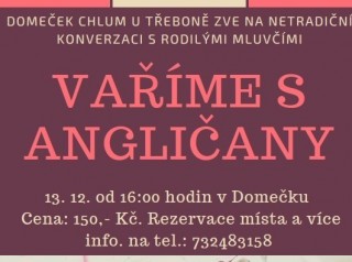 Vaříme s angličany - pozvánka do Chlumu u Třeboně