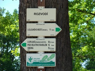 Rozcestník u Rozvodí