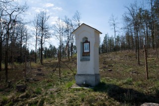 Kapličká - zastavení křížové cesty na Dunajovické hoře