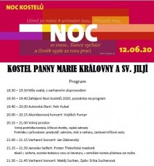 Noc kostelů 2020 v Třeboni