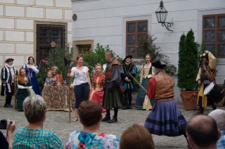 Collegium 1570 z Milevska na zámku Třeboň v červnu 2020